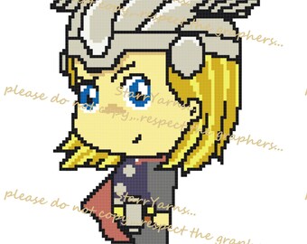 Baby Action Hero Crochet Graph Pattern