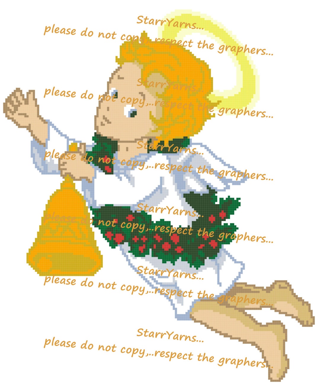 Chris Angel Crochet Graphgan Pattern - Etsy