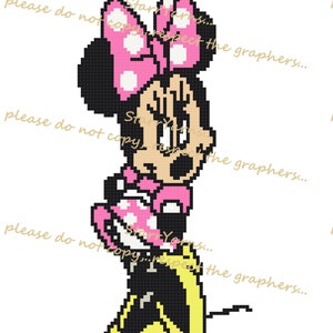 Coy Mouse baby blanket crochet Graph Pattern