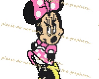 Coy Mouse baby blanket crochet Graph Pattern