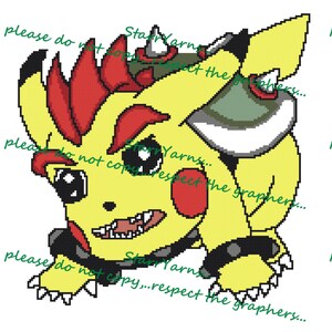 Trouble in a shell Crochet Graph Pattern
