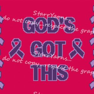 Cancer Fighter Crochet Graph Pattern