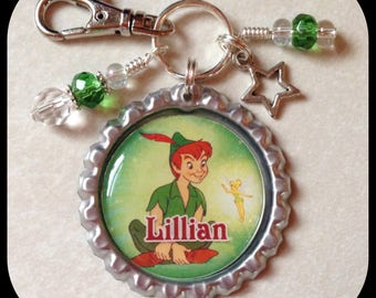 Unwanted Christmas Gift 2  Fairy Handbag Charms Peter Pan Inspired Keyrings