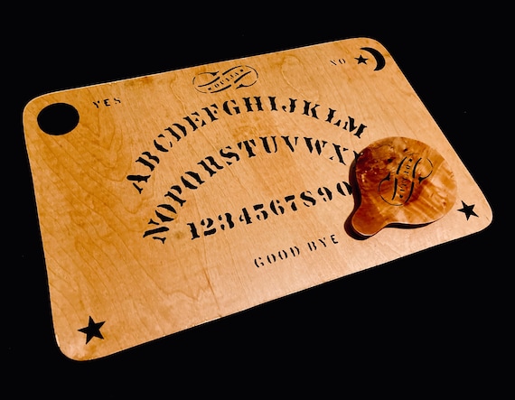 Ensemble de planche Ouija en bois avec Planchette, fait à la main
