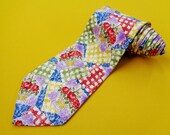 Givenchy Tie Vintage Givenchy Silk Necktie Vintage Givenchy Paris Made In Italy Abstract Pattern Silk Necktie