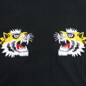 Sukajan Shirt Japanese Sukajan T Shirt Sukajan Souvenirs Tiger Embroidery Logo Tee T Shirt Size M image 5