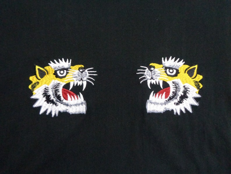 Sukajan Shirt Japanese Sukajan T Shirt Sukajan Souvenirs Tiger Embroidery Logo Tee T Shirt Size M image 5