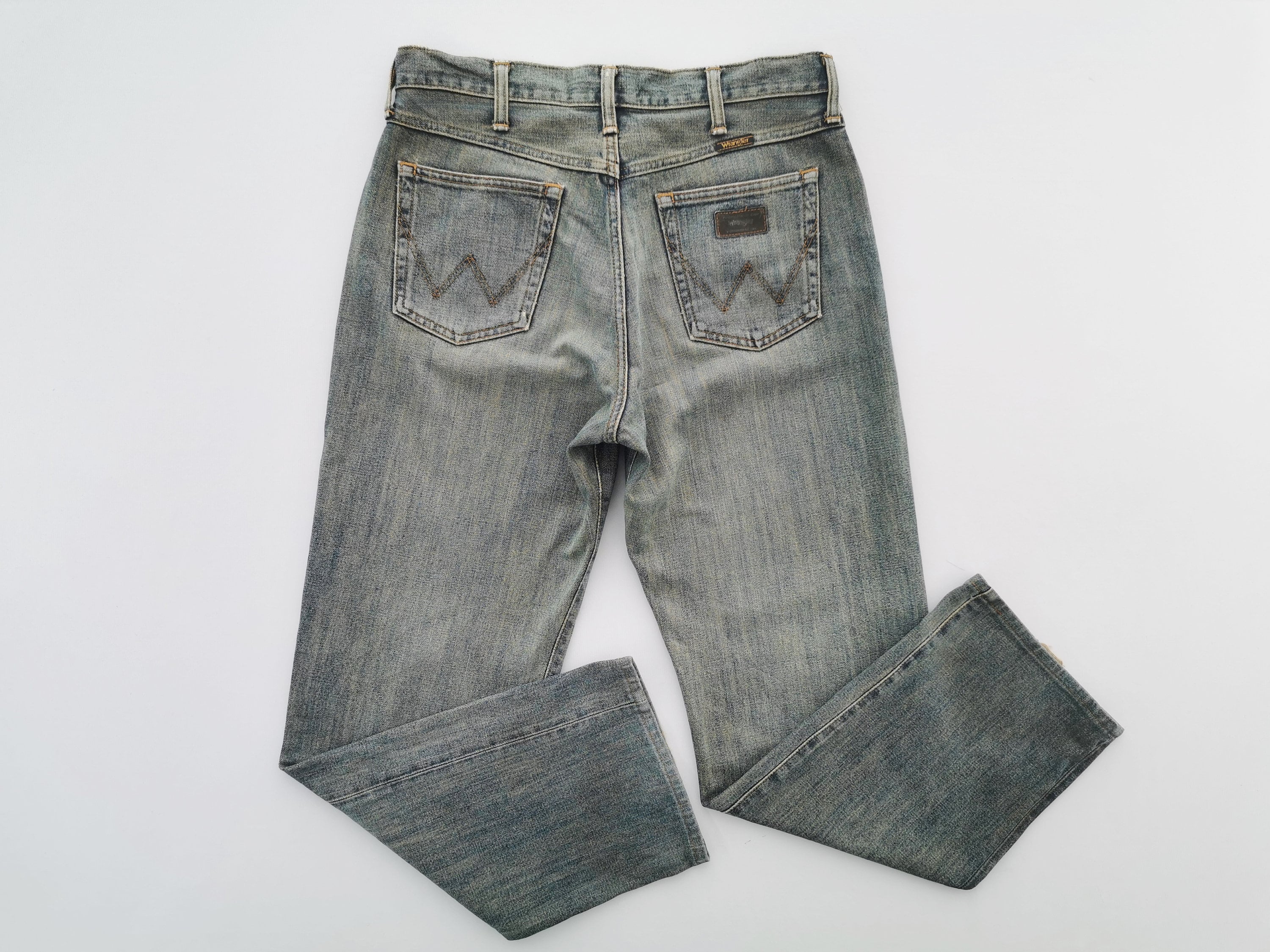 Wrangler Jeans Distressed Vintage Size 31 Wrangler Denim Pants - Etsy
