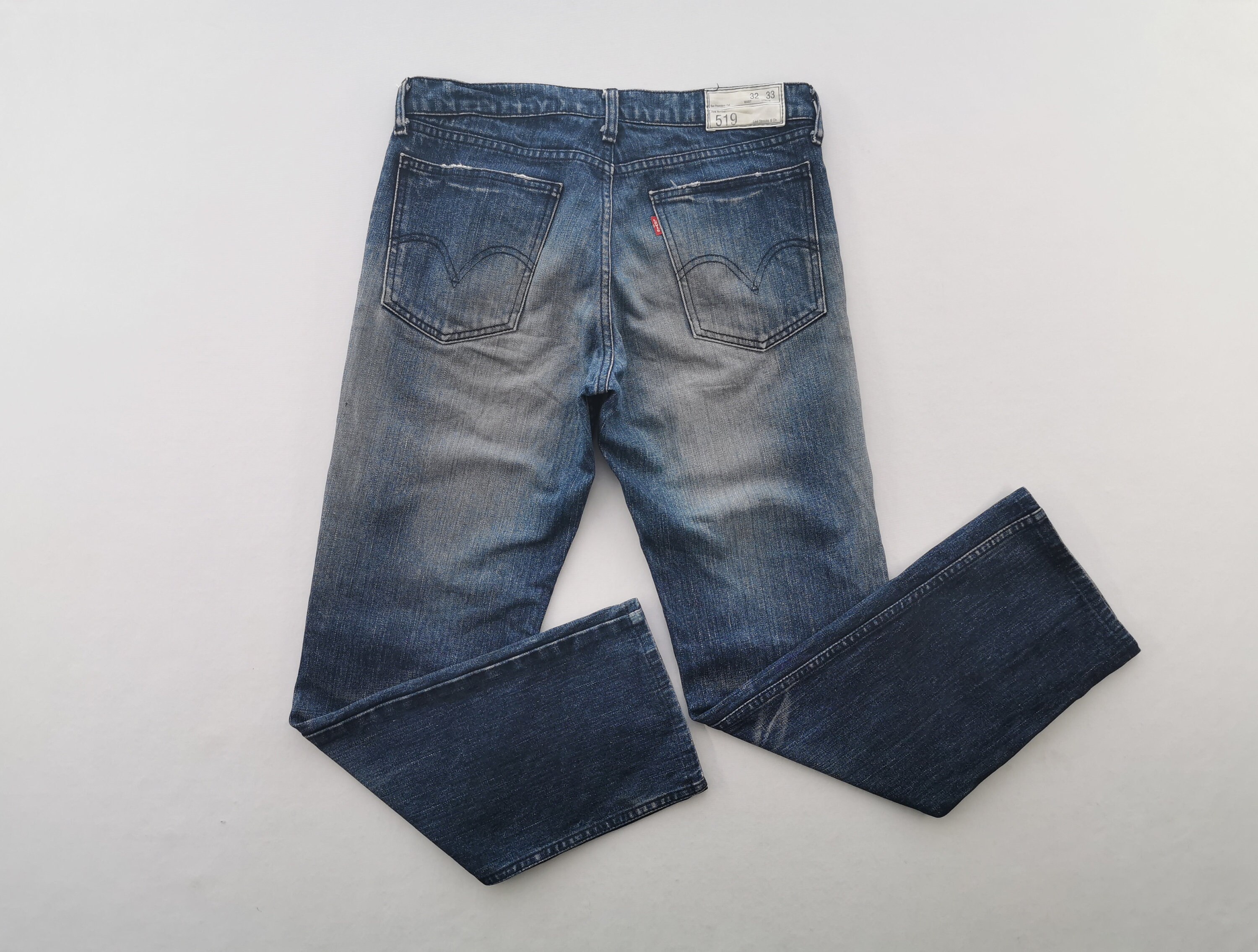 519 Jeans Distressed Size 32 Levis 519 Made - Etsy