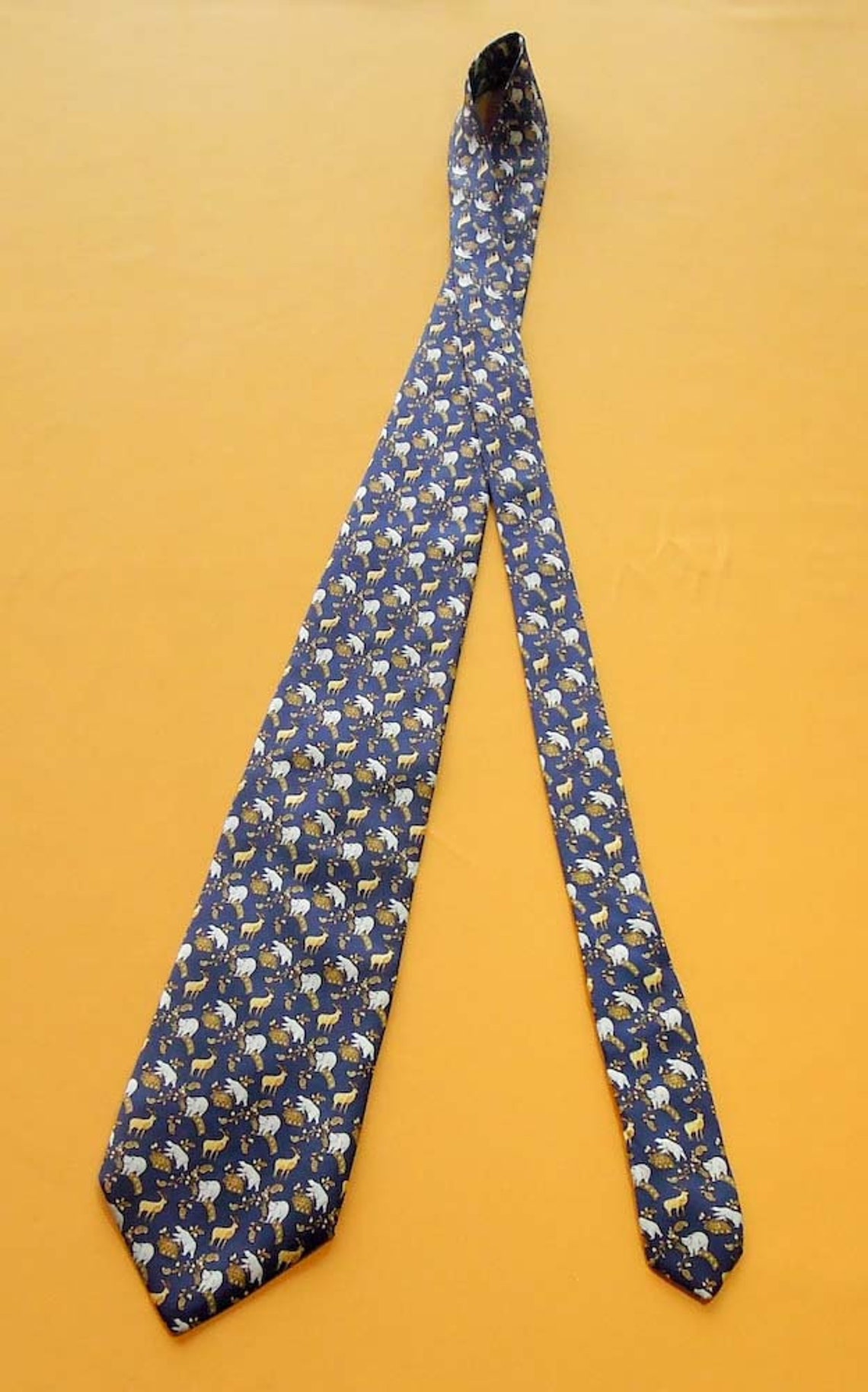 Lancel Tie Vintage Lancel Silk Necktie Vintage Lancel Made in | Etsy
