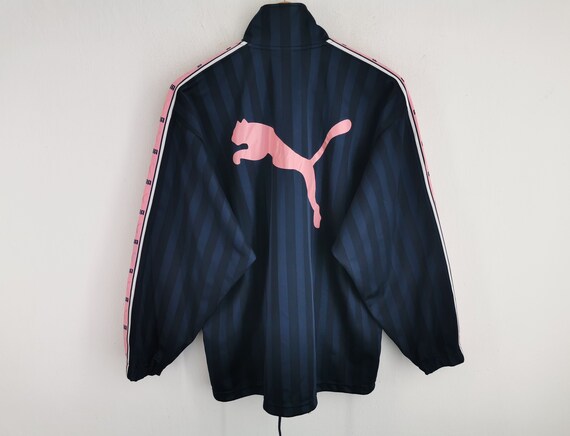 Puma Jacket Vintage 90s Puma Made in Japan Taped Logo Track Top