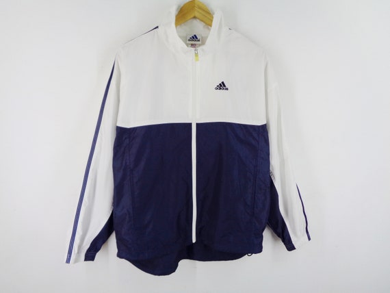Jacket Vintage Windbreaker 90s Adidas In - Etsy España