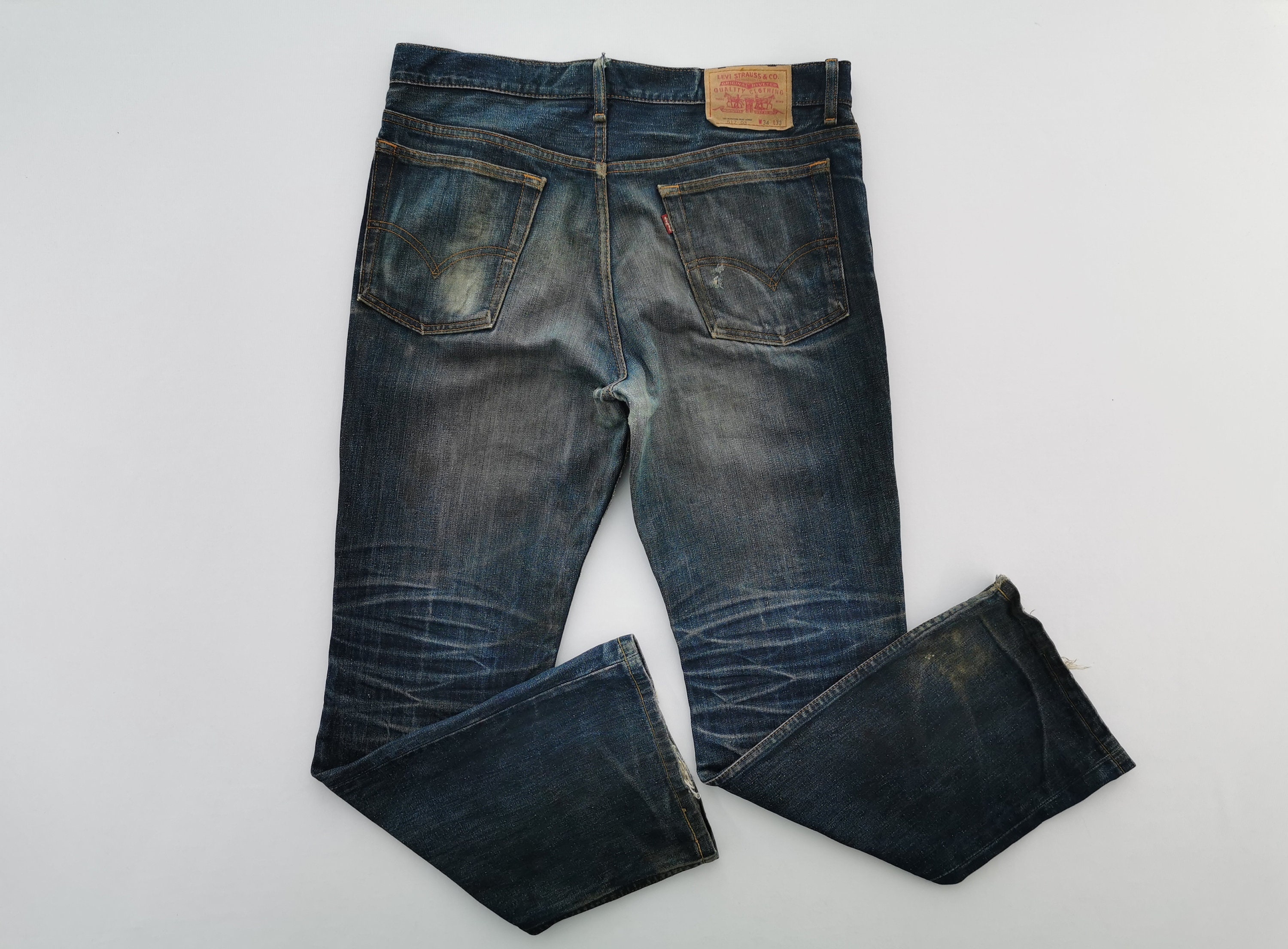 Levis 517-03 Distressed Vintage Size 34 Levis 517-03 Denim Pants Levis  517-03 Made In Japan Denim Jeans Pants Size 34/35x30
