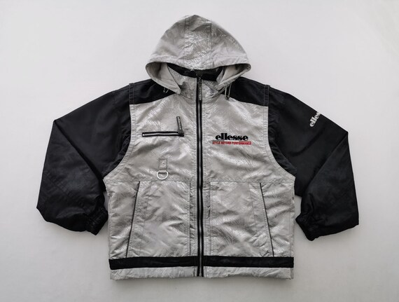 Veste Ellesse vintage taille Jaspo O Ellesse veste d hiver de ski color block taille L Etsy France