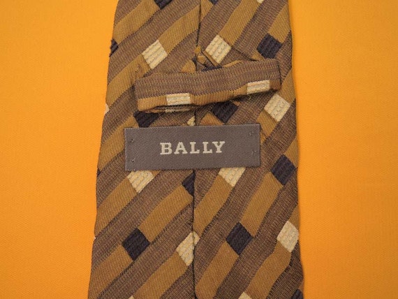 Bally Tie Vintage Bally Woven Silk Necktie Vintag… - image 2
