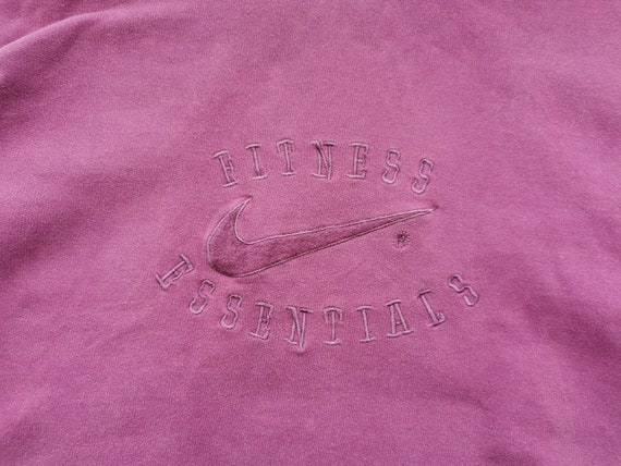 Nike Hoodie Vintage Nike Pullover Nike Fitness Es… - image 5