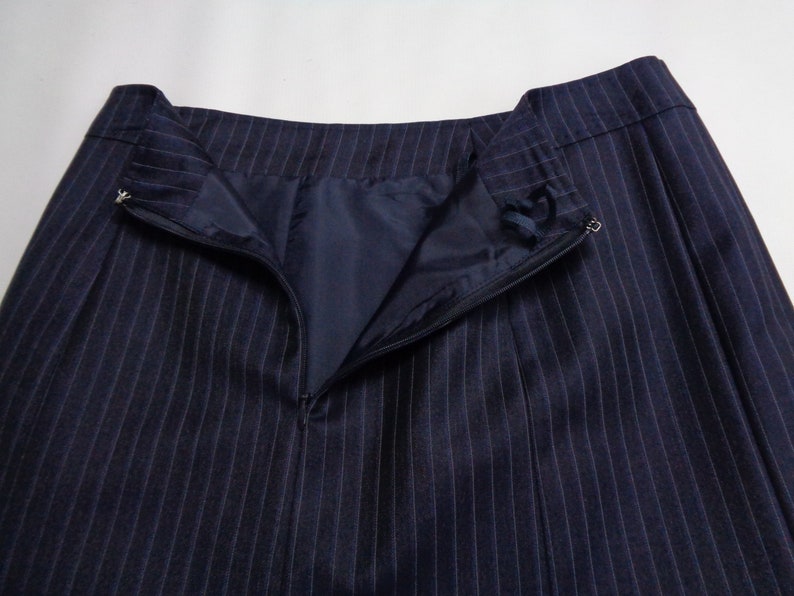 Reda Skirt Vintage Size 40 Reda Striped Skirt Vintage Reda Vintage Midi Skirt Size 2829x22