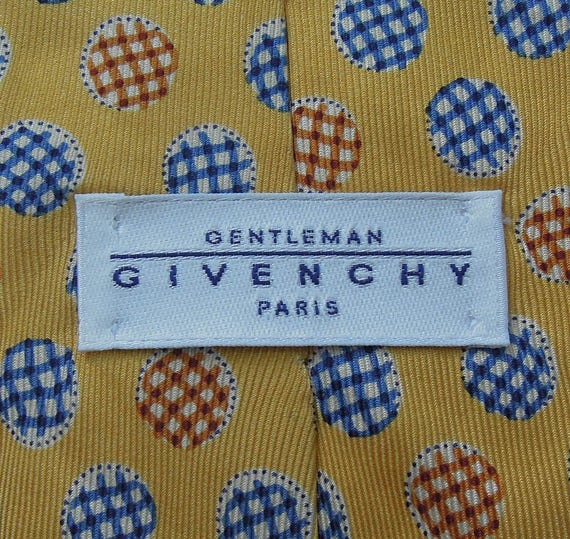 Givenchy Tie Vintage Givenchy Woven Silk Necktie … - image 3