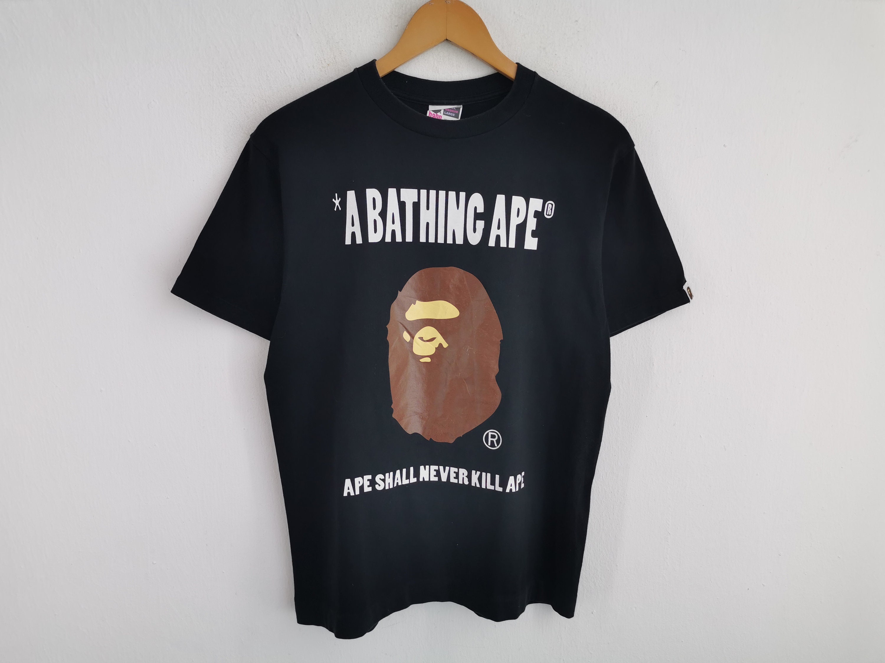 A Bathing Ape Shirt A Bathing Ape BAPE Made in Japan Big Logo