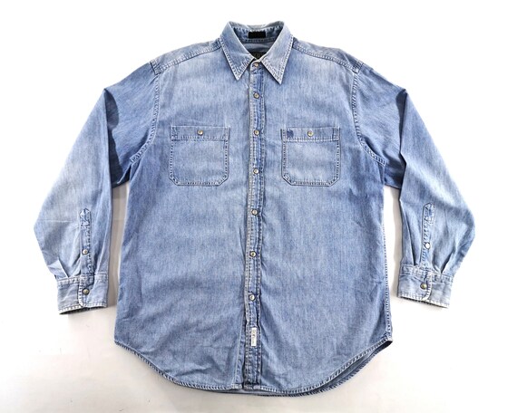 dkny denim shirt
