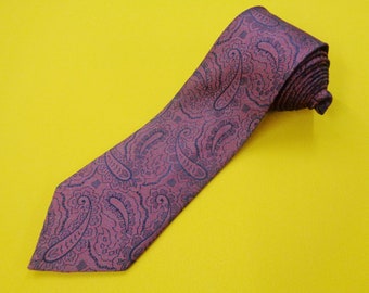 Cravate Lanvin vintage Cravate en soie Lanvin vintage Made In France Cravate en soie à motif abstrait Lanvin