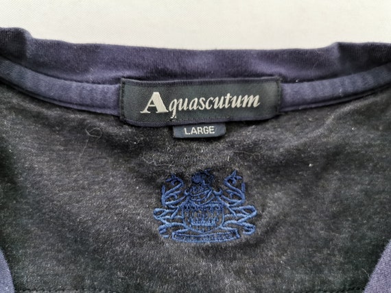 Aquascutum Shirt Vintage Aquascutum T Shirt Aquas… - image 4