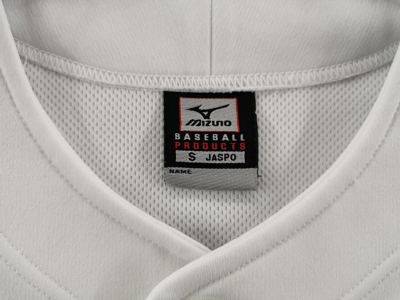 Mizuno Baseball Shirt Size Jaspo S Mizuno Jersey Mizuno White | Etsy