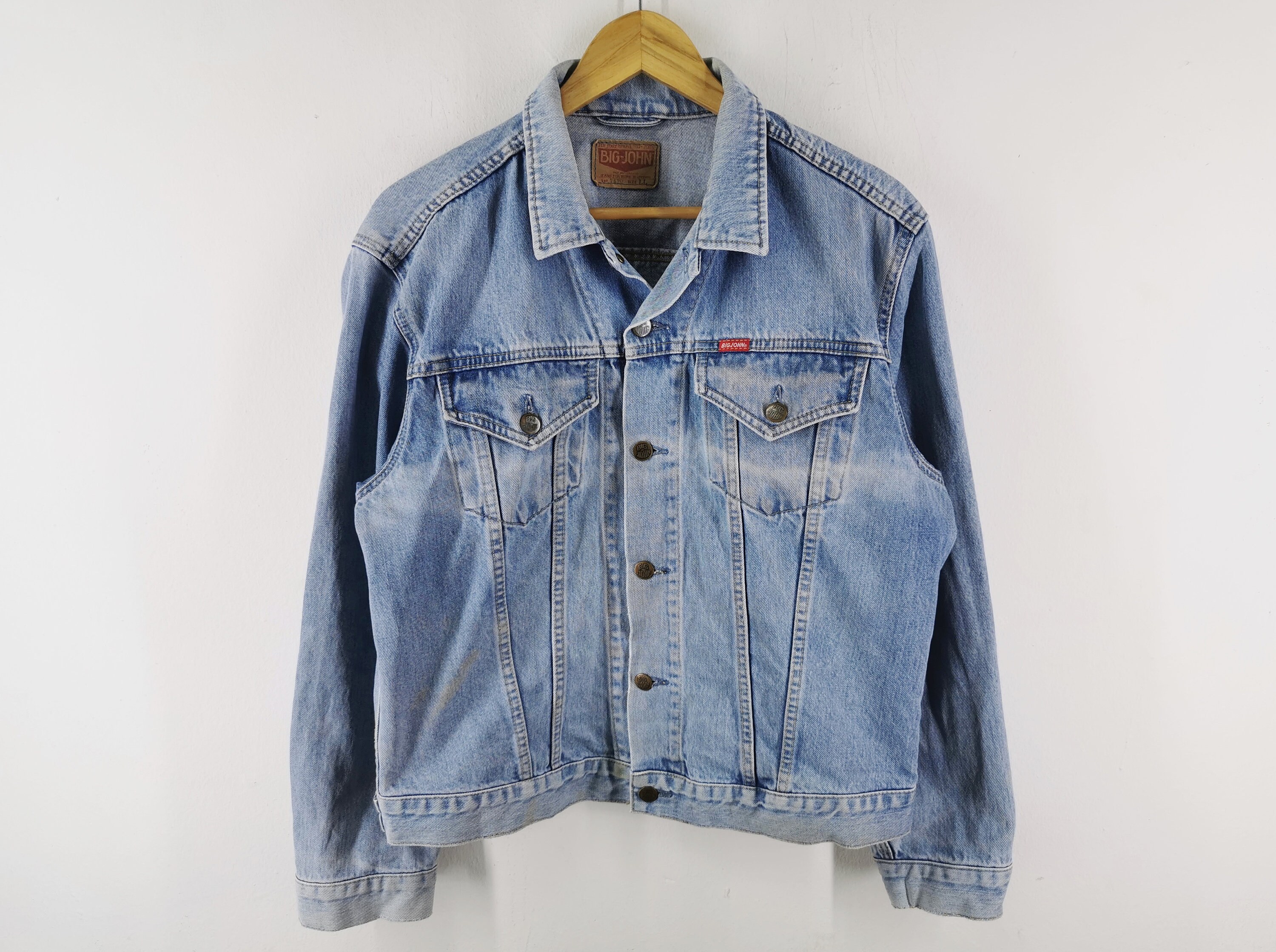 Big John Jacket Distressed Vintage Big 