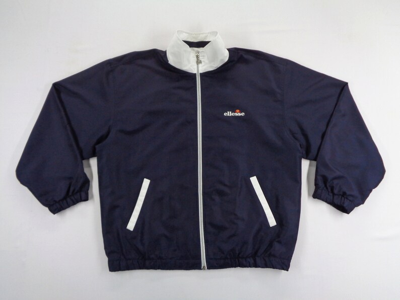 Ellesse Jacket Vintage Ellesse Windbreaker Vintage Ellesse Big Logo Windbreaker Jacket Size L