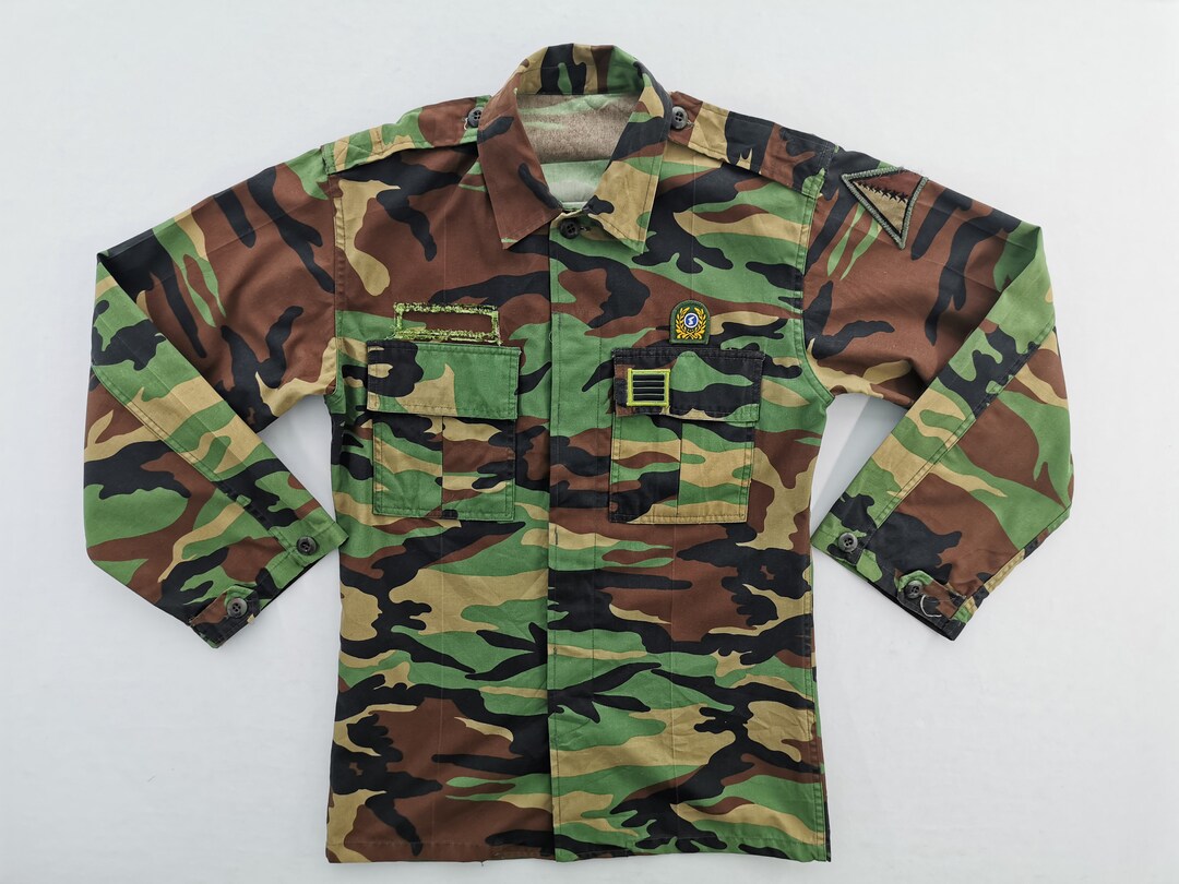 klant lexicon beweging Leger jas Vintage leger uniform Vintage leger camo uniform - Etsy Nederland