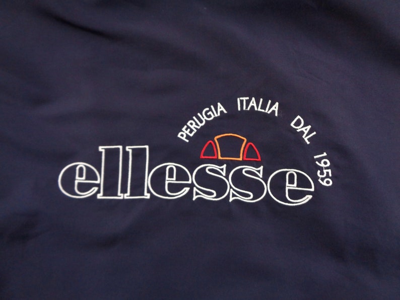Ellesse Jacket Vintage Ellesse Windbreaker Vintage Ellesse Big Logo Windbreaker Jacket Size L