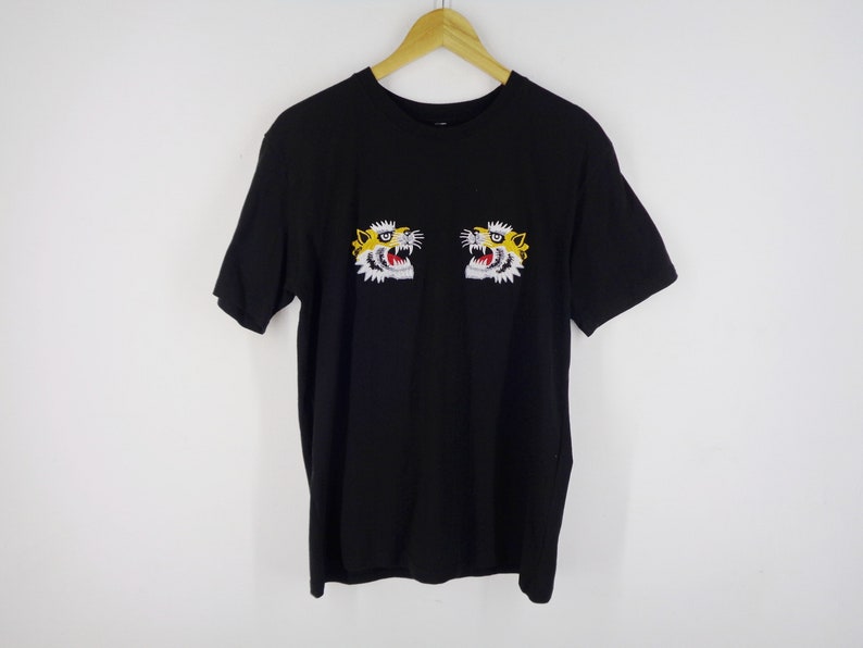 Sukajan Shirt Japanese Sukajan T Shirt Sukajan Souvenirs Tiger Embroidery Logo Tee T Shirt Size M image 3