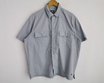 Stussy Shirt Vintage Stussy Made In USA Workwear Button Shirt Size L