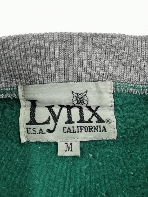 Lynx USA Sweatshirt Vintage Lynx Pullover Lynx Ca… - image 4