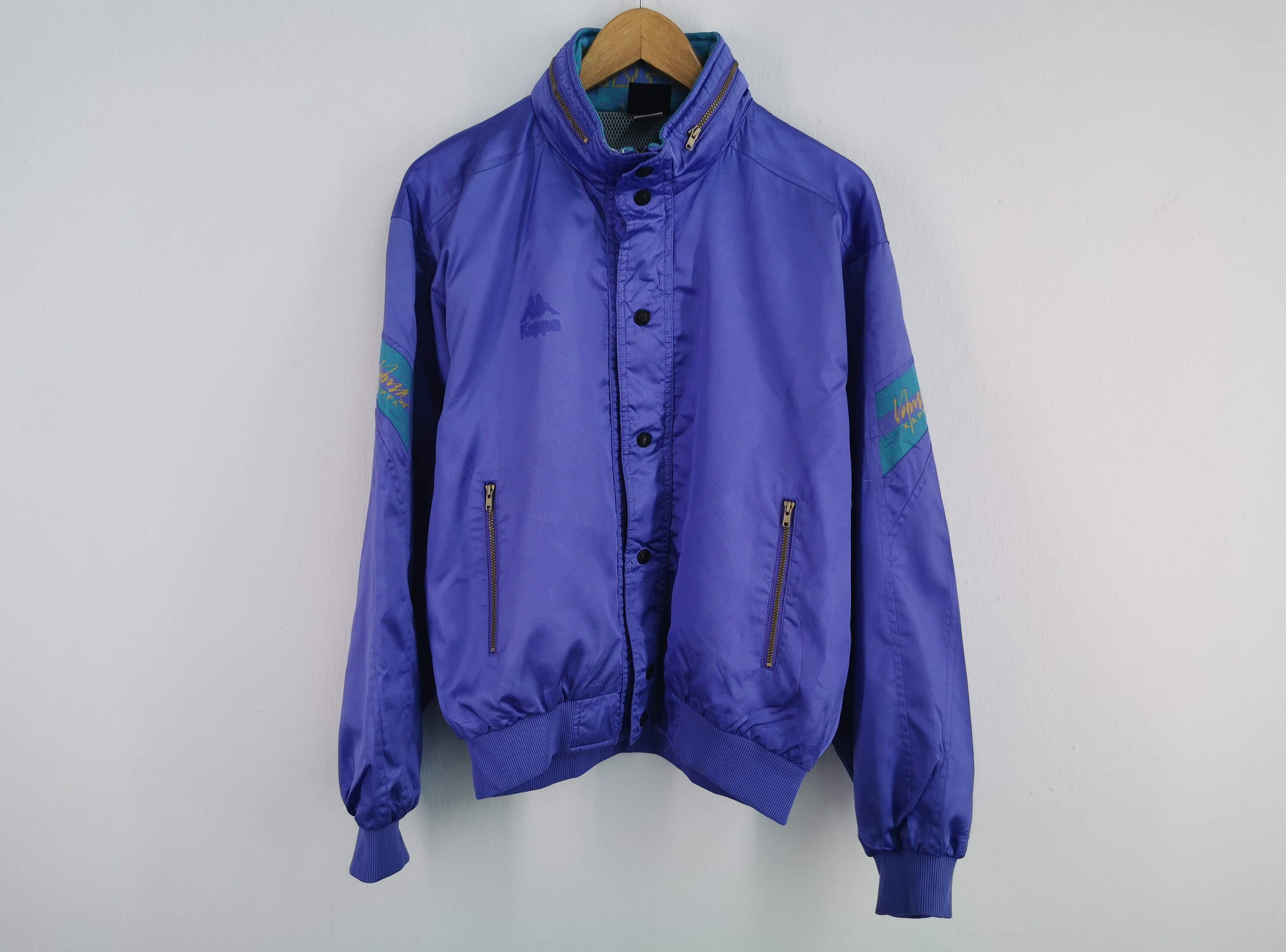 Kappa top windbreaker purple