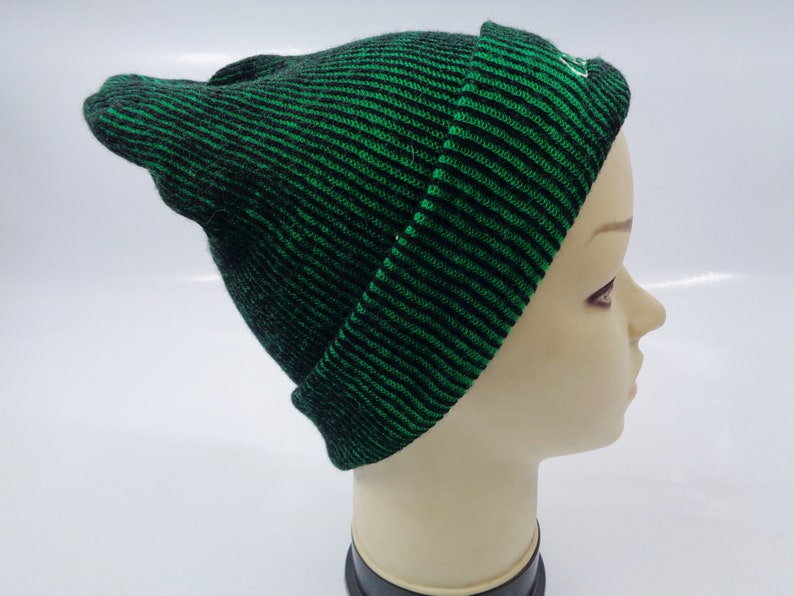 Coca Cola Beanie Ski Hat Vintage 90/'s Coca Cola Signature Beanie Hat Acrylic Snow Cap Green