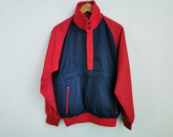 Color Block Jacket Vintage Color Block Windbreaker Color Block Made In Japan Windbreaker Jacket Size M/L