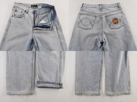 Hunting World Jeans Distressed Vintage Size 32 Hu… - image 6