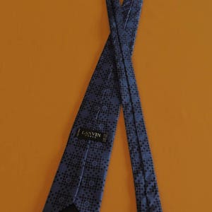 Lanvin Tie Vintage Lanvin Silk Necktie Vintage Lanvin Made In | Etsy