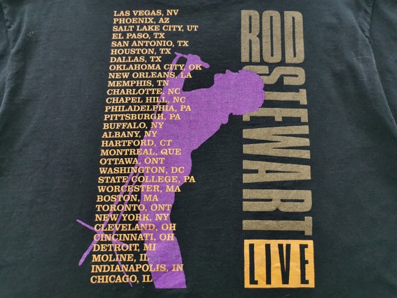 Rod Stewart Shirt Vintage Rod Stewart American Mu… - image 5