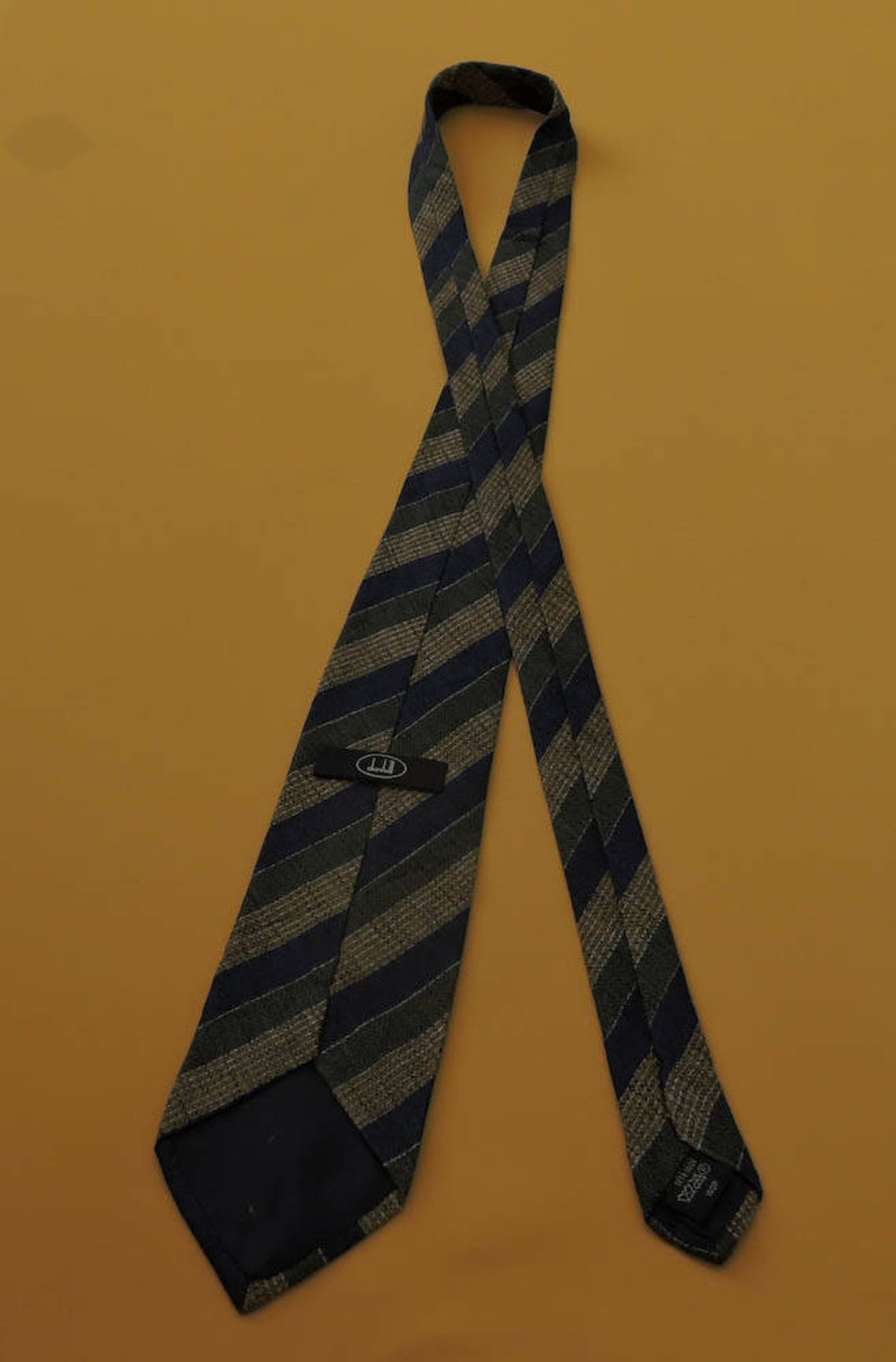 Dunhill Tie Vintage Dunhill Woven Silk Necktie Vintage Dunhill | Etsy
