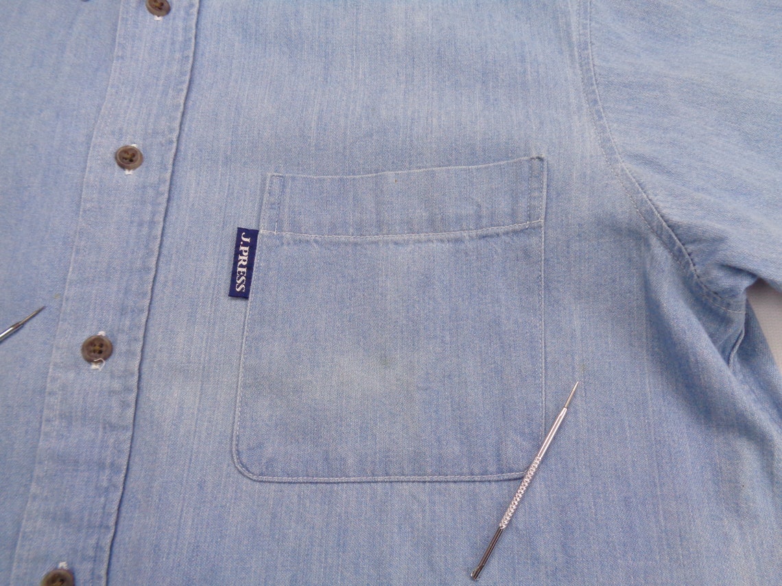 J Press Shirt Vintage J Press Button Down Shirt Vintage J Etsy