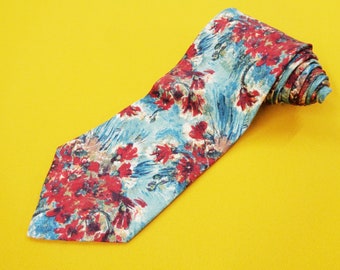 Givenchy Tie Vintage Givenchy Silk Necktie Vintage Givenchy Made In Italy Abstract Pattern Silk Necktie