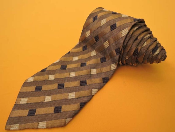 Bally Tie Vintage Bally Woven Silk Necktie Vintag… - image 1
