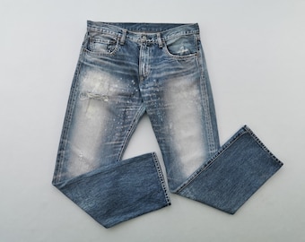 RNA Jeans Distressed Vintage Size L RNA Inc Denim Jeans Size 34/35x30