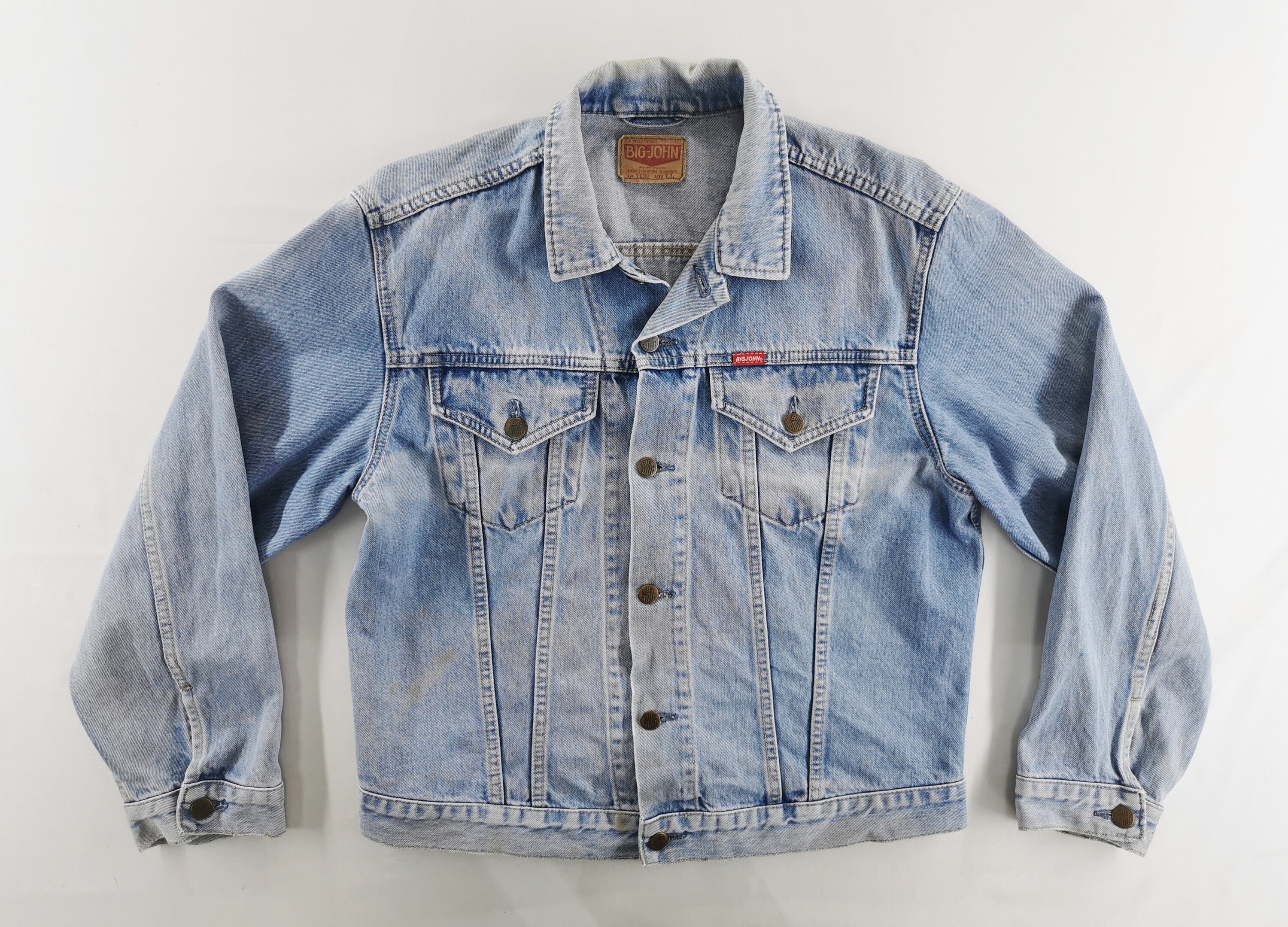 Big John Jacket Distressed Vintage Big John Denim Jacket Big John