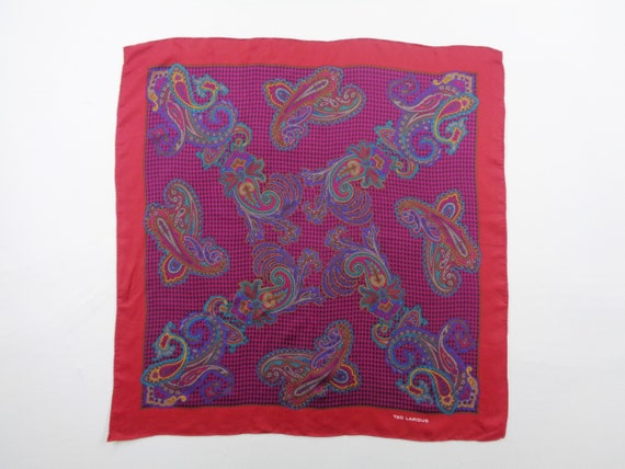 Ted Lapidus Scarf Vintage Ted Lapidus Silk Scarf … - image 1