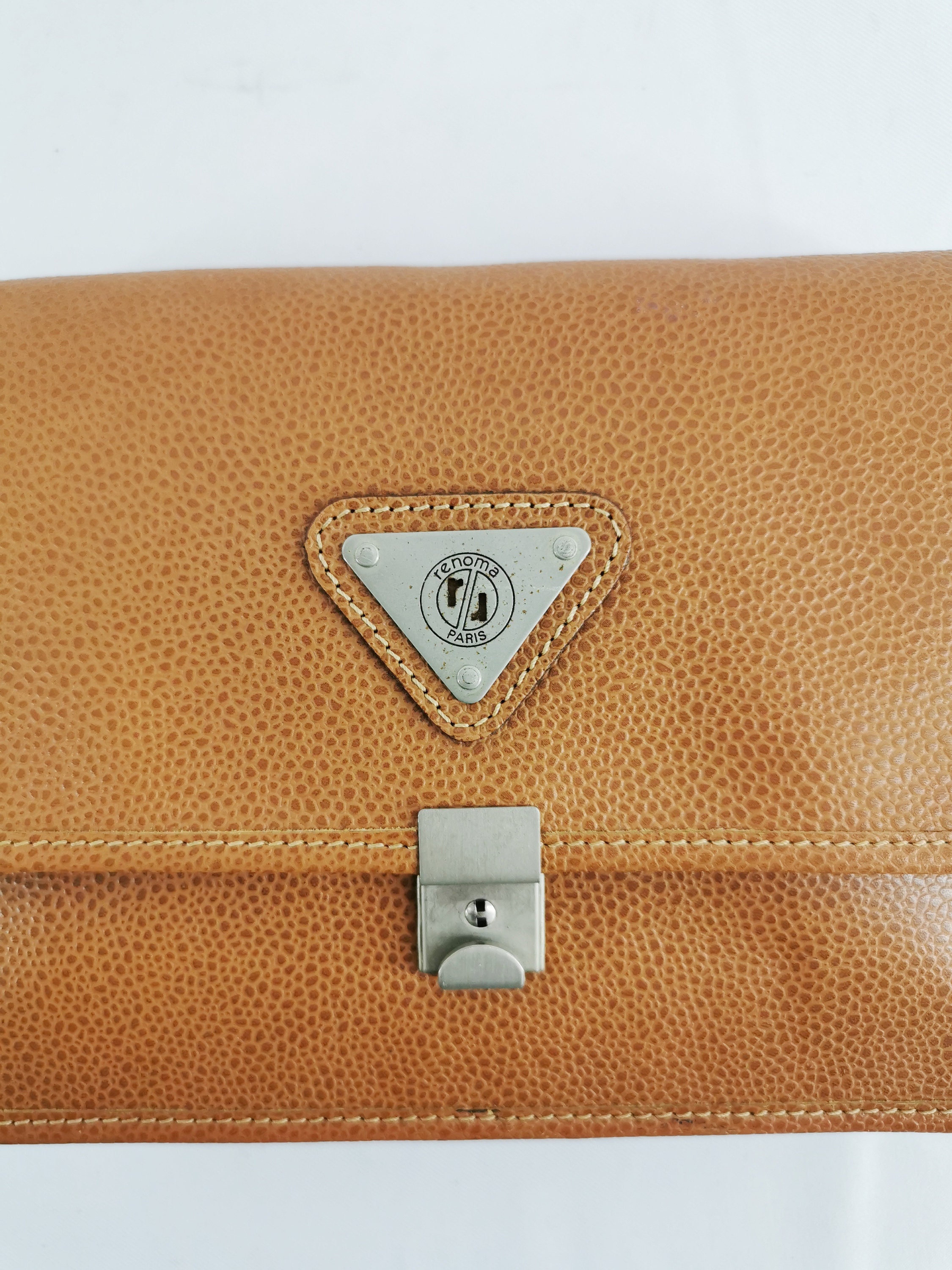Renoma Bag Vintage Authentic Renoma Leather Clutch Bag Made in