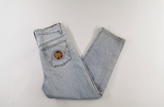 Hunting World Jeans Distressed Vintage Size 32 Hu… - image 3