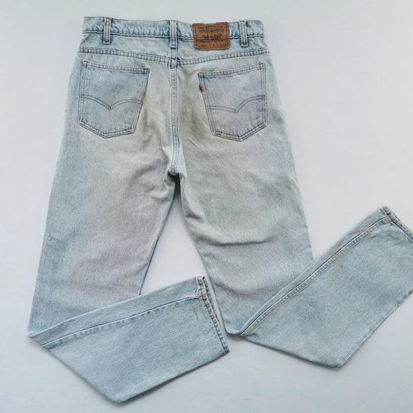 Jean Levis 505 effet vieilli vintage taille 34 Levis 505 pantalon en denim des années 90 Levis 505 Made In USA Orange Tag Denim Jeans taille 32/33 x 32,5